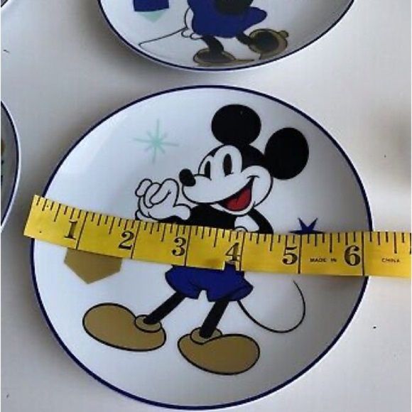 Disney Mickey & Minnie Mouse Hanukkah Celebration Appetizer Plates set o… - Picture 9 of 10